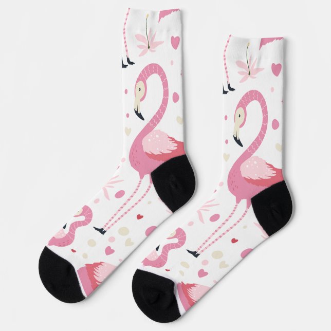 Calcetines flamingo (Izquierda)