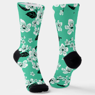CALCETINES FLOR DE CEREZO - SAKURA (MENTA)