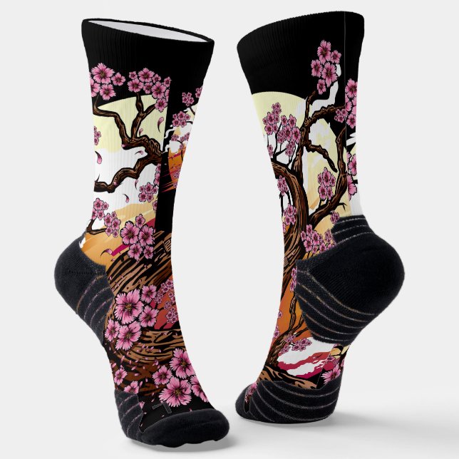 Calcetines Flor de cerezo salvaje (Angular)
