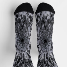 Flor de Dahlia negra y gris