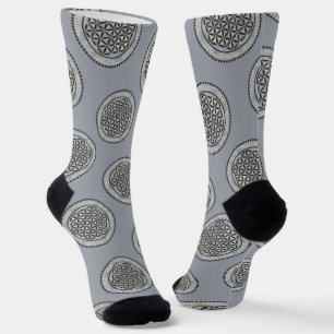 Calcetines FLOR DE LA VIDA - Arte del Símbolo de la Geometría