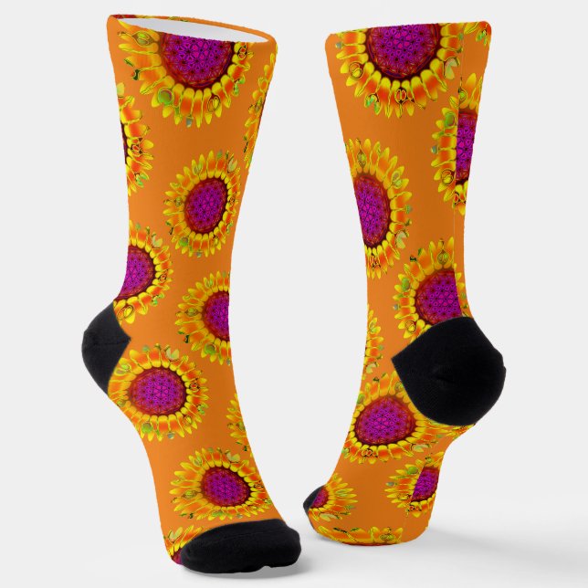 Calcetines Flor de la Vida - Flor Geométrica 5 (Angular)