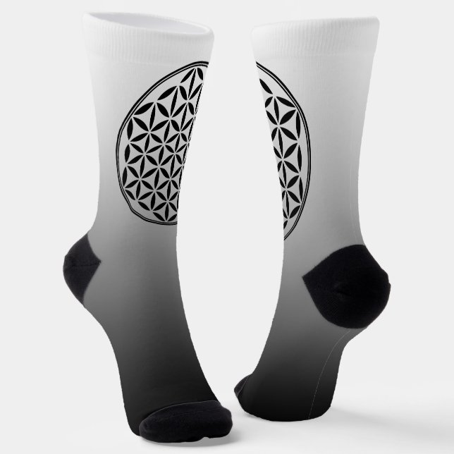 Calcetines FLOR DE LA VIDA - Símbolo de Geometría Sagrada com (Angular)