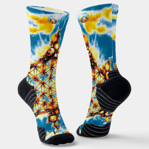 Calcetines Flor De Vida - Formas Coloridas 5