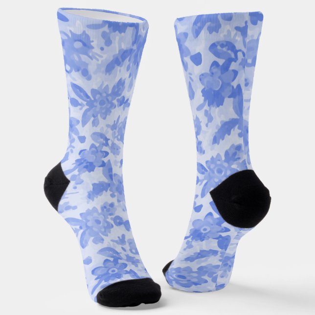 Calcetines Floral azul (Angular)