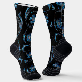 Calcetines Floral azul Shimmer 2