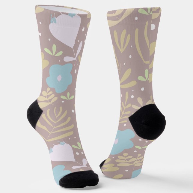 Calcetines Floral minimalista (Angular)
