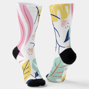 Calcetines Floral minimalista