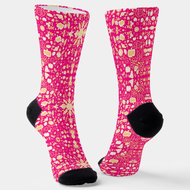 Calcetines Florales festivos (Angular)