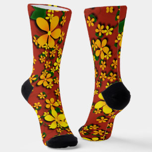 Calcetines Flores Amarillas