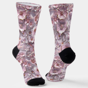 Calcetines Flores de cerezo dulce 3d