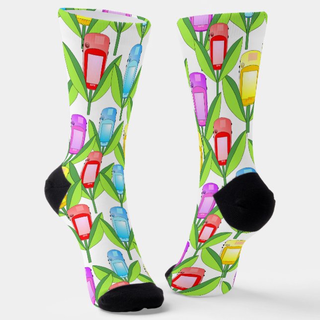 Calcetines Flores GPS (Angular)