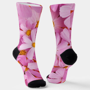 Calcetines Flores Rosadas