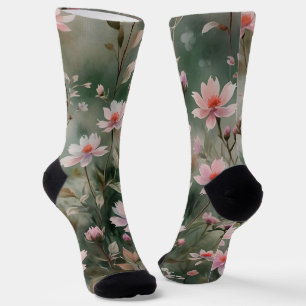 Calcetines Flores silvestres de bonito