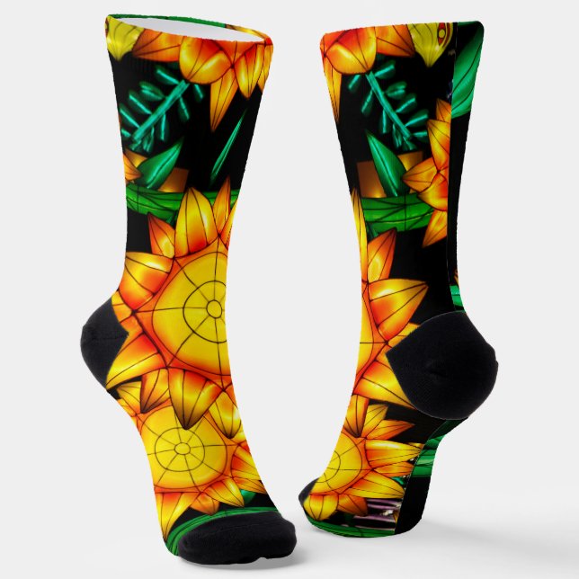 Calcetines Flores solares (Angular)