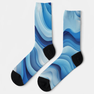 Calcetines Flujo Azur: Un Sueño en Azul