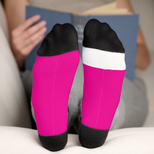 Calcetines fondo rosa con