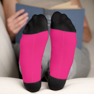 Calcetines fondo rosa con negro