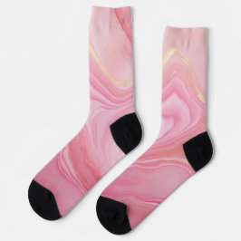 Calcetines Fondo rosado marcadamente