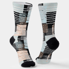 Calcetines Formas y bandas geométricas