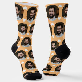 Calcetines Foto de Boyfriend For Girlfriend Naranja Creme