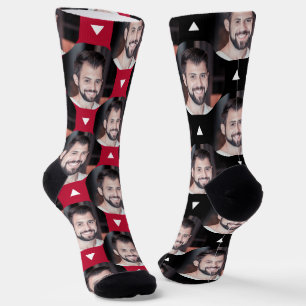 Calcetines Foto de Boyfriend for Girlfriend Red Black