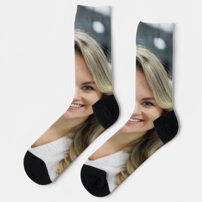 Calcetines Foto de dentista personalizar (Izquierda)
