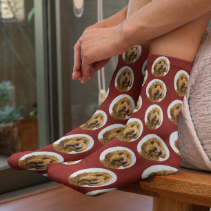 Calcetines Foto de mascota personalizada Amante de mascotas