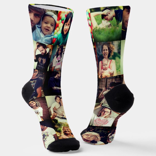 Calcetines foto del personalizado x12 (Angular)