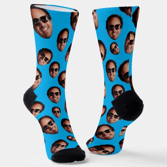 Calcetines Foto Divertida de Cara Personalizada (Angular)