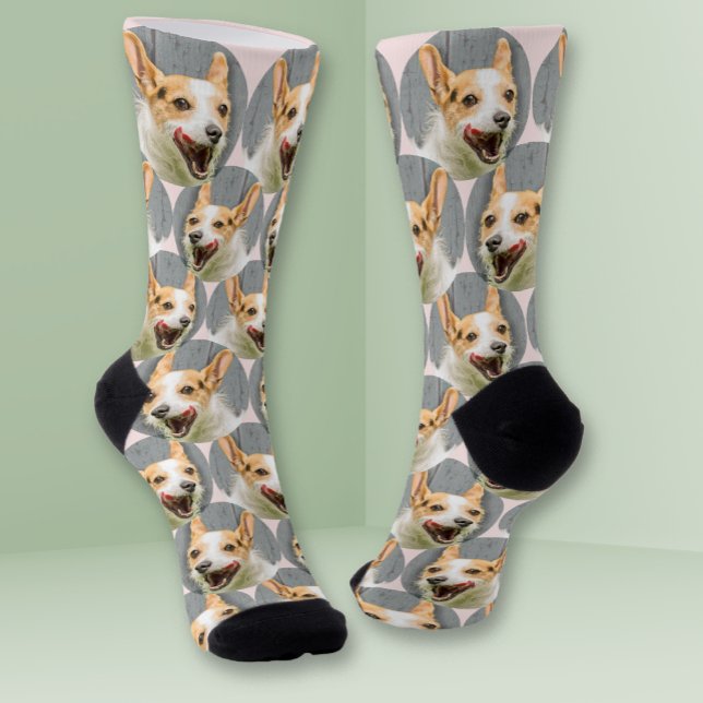 Calcetines Foto personalizada de cara de perro Mascota de Rub (Subido por el creador)