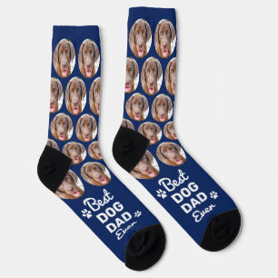 Calcetines Foto personalizada de mascota PAPÁ PERRO Novedad l