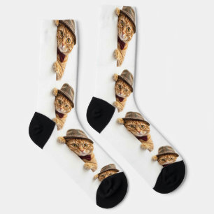 Calcetines Foto Personalizada Simple Conductor de Golf Person