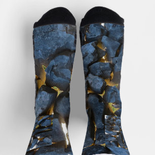 Calcetines Fotografía rusa en pared de piedra croata