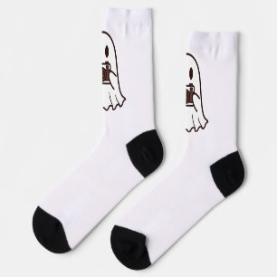 Calcetines Fotógrafo fantasma de Halloween lindo