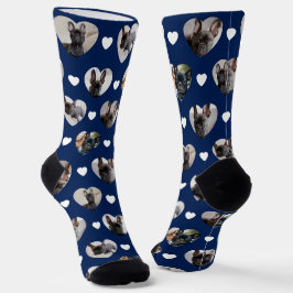 Calcetines Fotos de mascotas personalizadas y lindas en forma