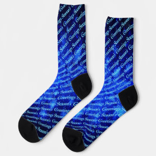 Calcetines Fractal Snowburst - Saludos de temporada