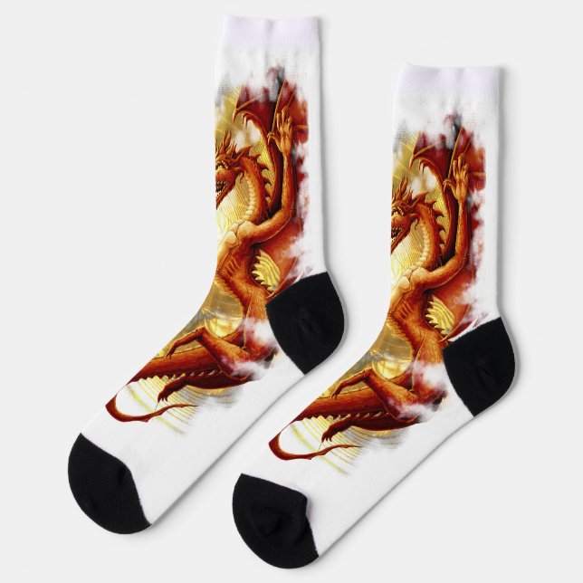 Calcetines Fractured Sun Dragon (Izquierda)
