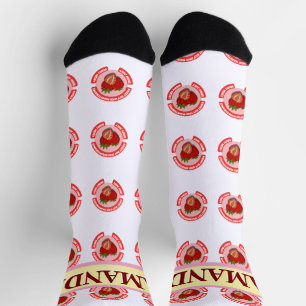 Calcetines Fresas Dulces Jugosas Fruta de Verano