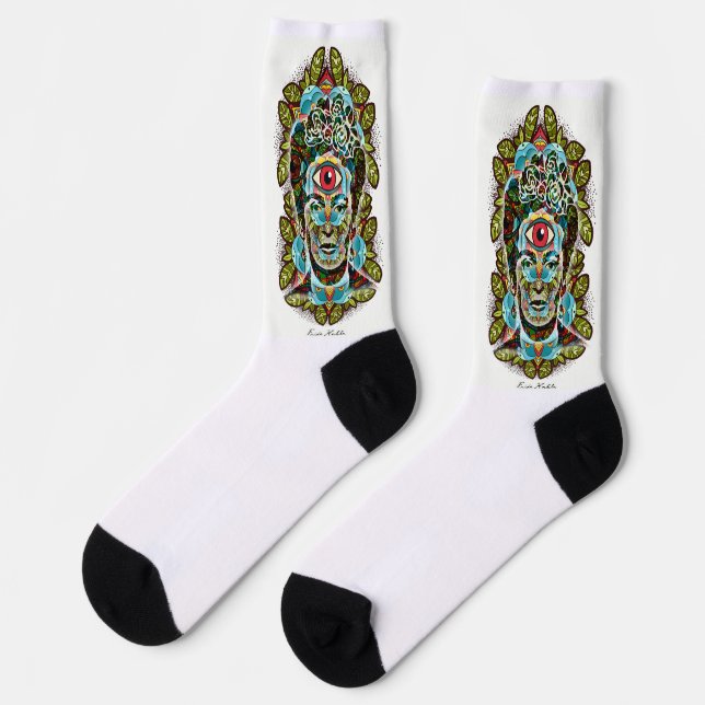 Calcetines Frida Kahlo Ojo (Izquierda)