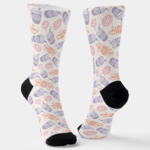 Calcetines FRIENDS™ Patrón pastel de Central Perk