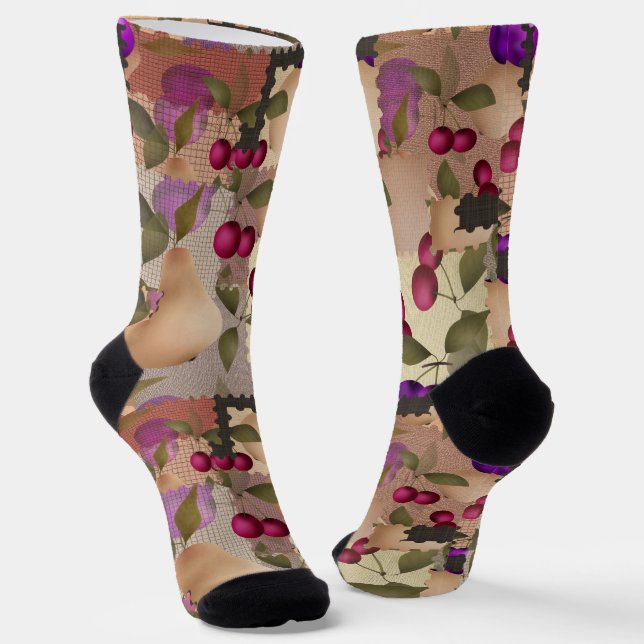 Calcetines Frutas, patchwork (Angular)