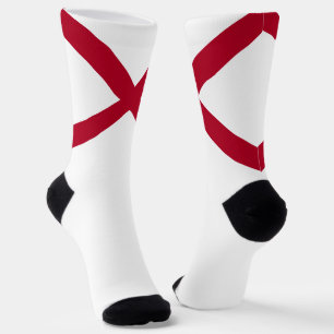 Calcetines Fun de la bandera del estado de Alabama Orgullo Al