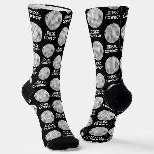 Calcetines Fun Disco Ball Disco Cowboy Bachelor