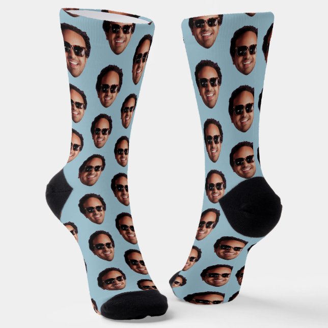 Calcetines Fun Personalizada Face Photo (Angular)