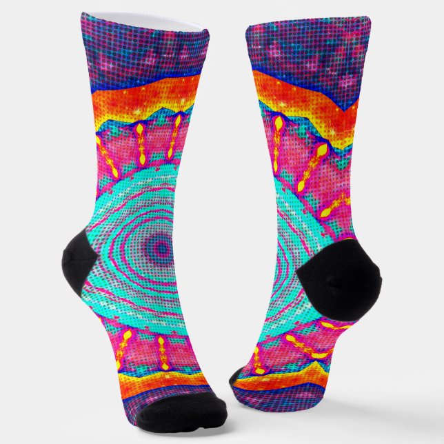 Calcetines Fun Pop Art Colorful Crazy Socks (Angular)