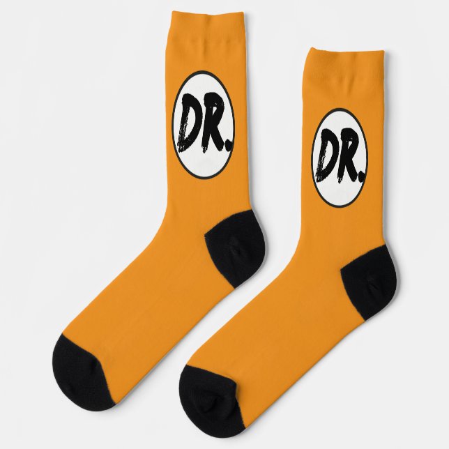 Calcetines Funda de teléfono con logo de Orange DR. (Izquierda)
