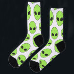 Calcetines funny aliens green<br><div class="desc">Perfect for those who love the different,  the creative and want to stand out even in the smallest details.</div>