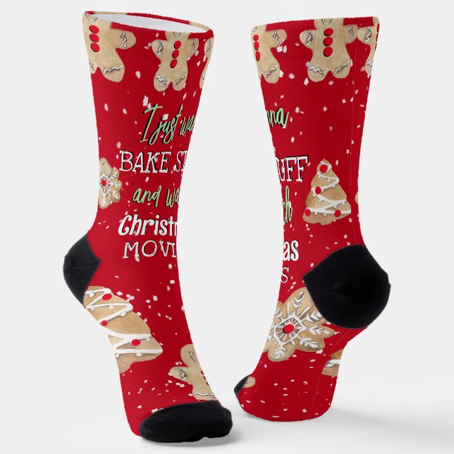 Calcetines Funny Bake & Watch Navidades Películas Red Green (Angular)