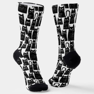 Calcetines Funny Black Cat Socks